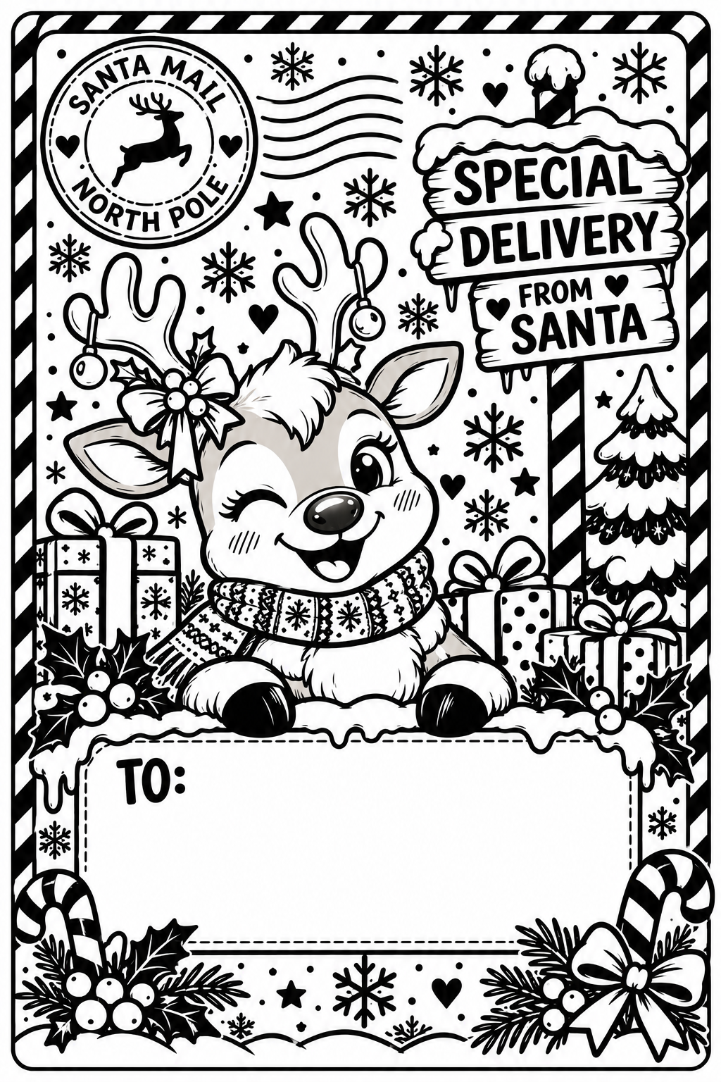 Christmas Present Gift Labels Stickers Tags Santa Wife Husband Girlfriend Boyfriend Cat Dog Postage Fiancé Fiancée