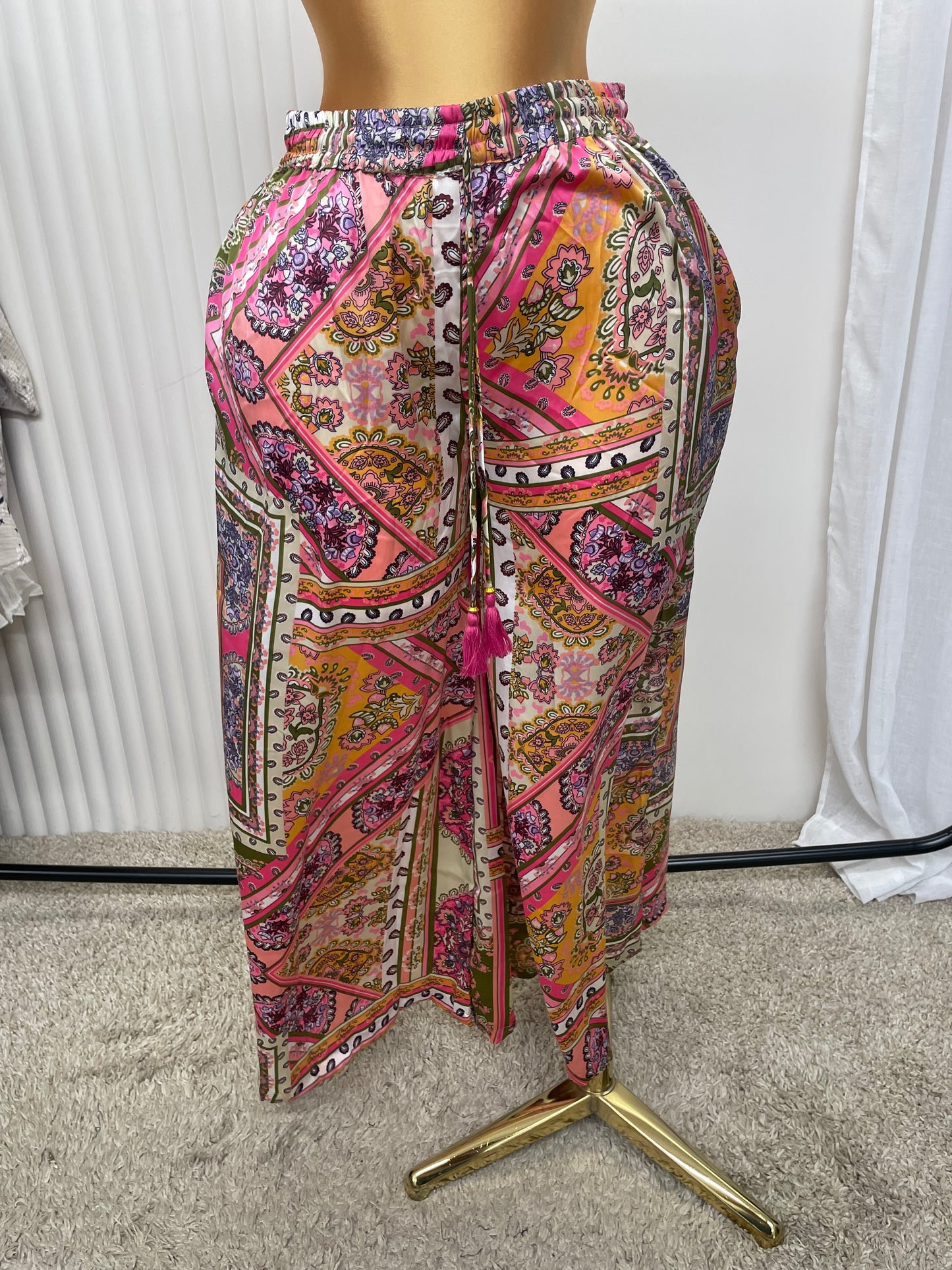 Paisley Print Trousers - One size UK10-20