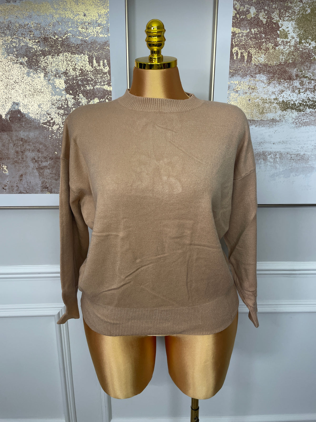 Diamanté Bow Back Knit Jumper - One Size UK10-20 THICC FASHIONS PLUS SIZE CURVE WOMENS