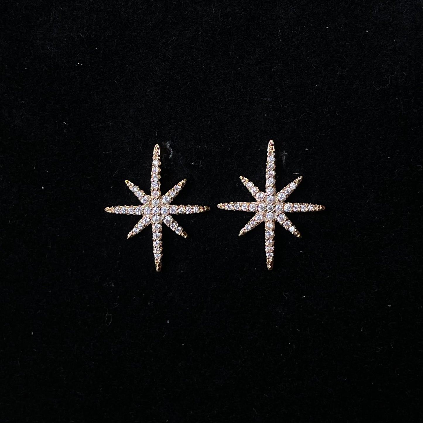 Celestial Star Pavé Stud Earrings