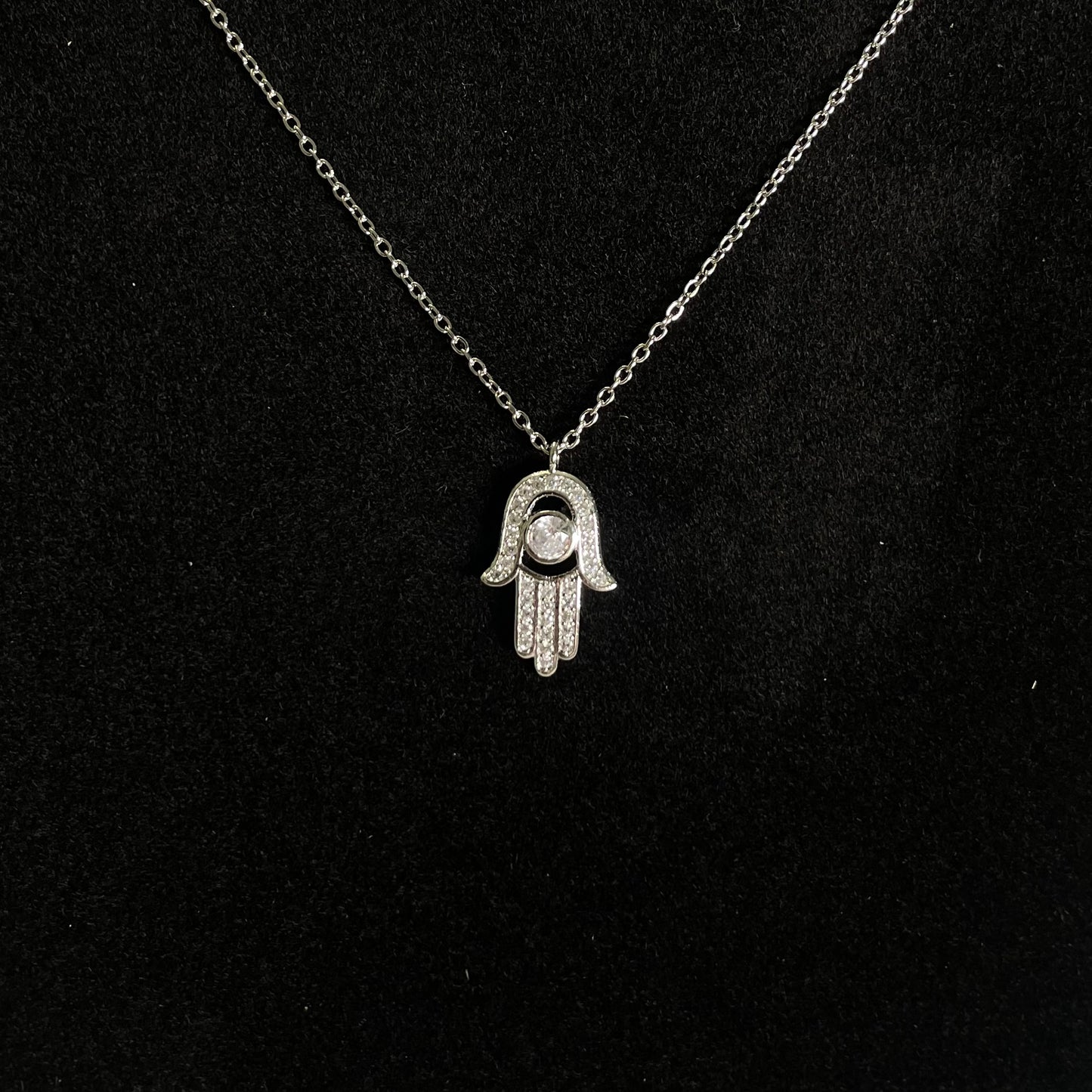 Hamsa Hand Pendant Necklace