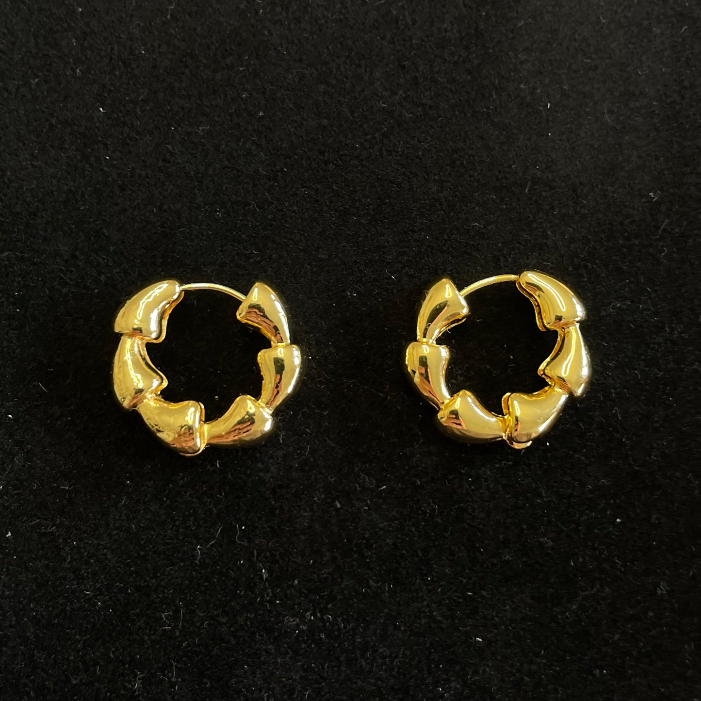 Chunky Sculptural Hoop Earrings