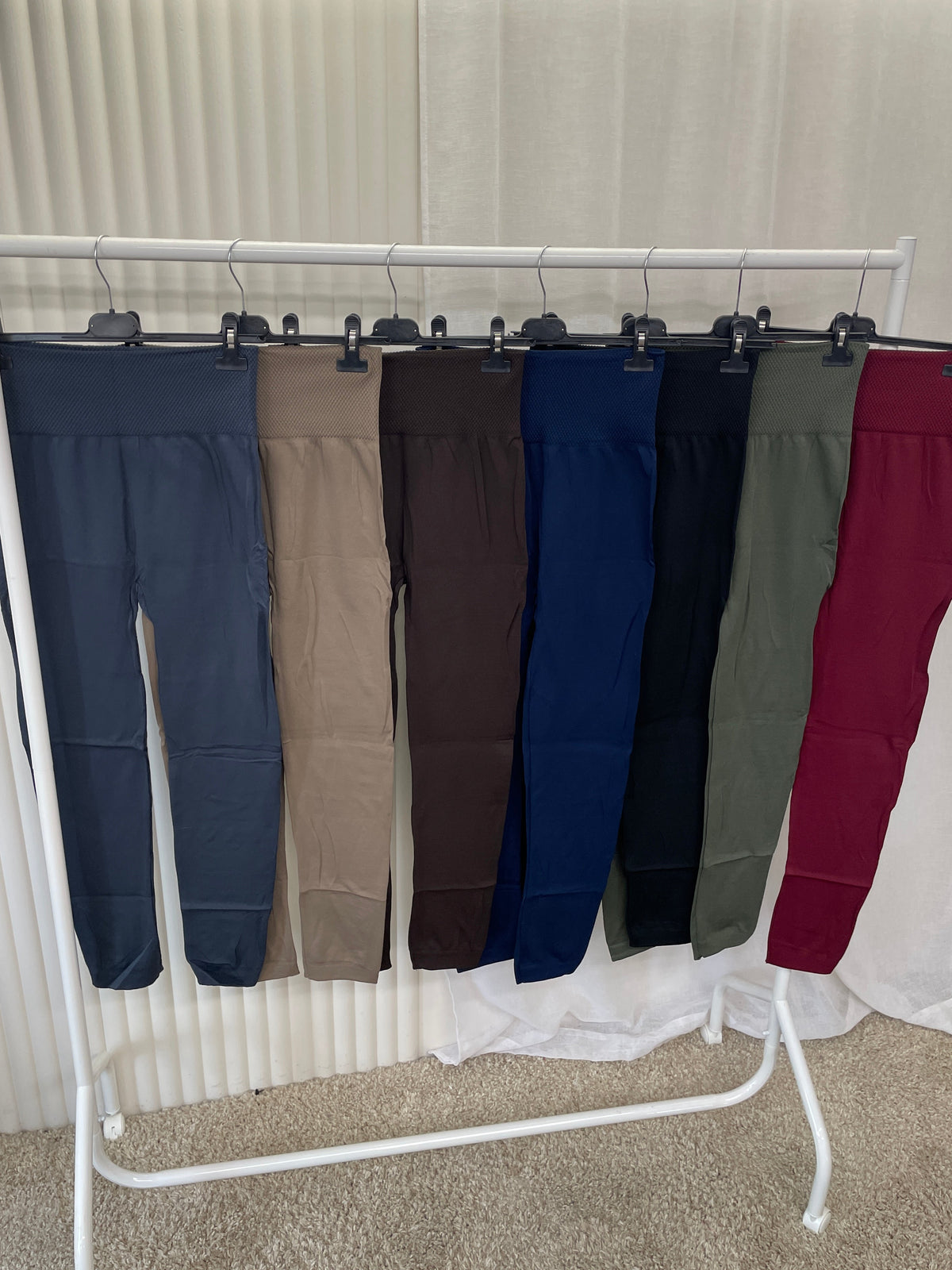 Fleece Lined Leggings - One Size UK8-24 THICC FASHIONS Plus Size Curve