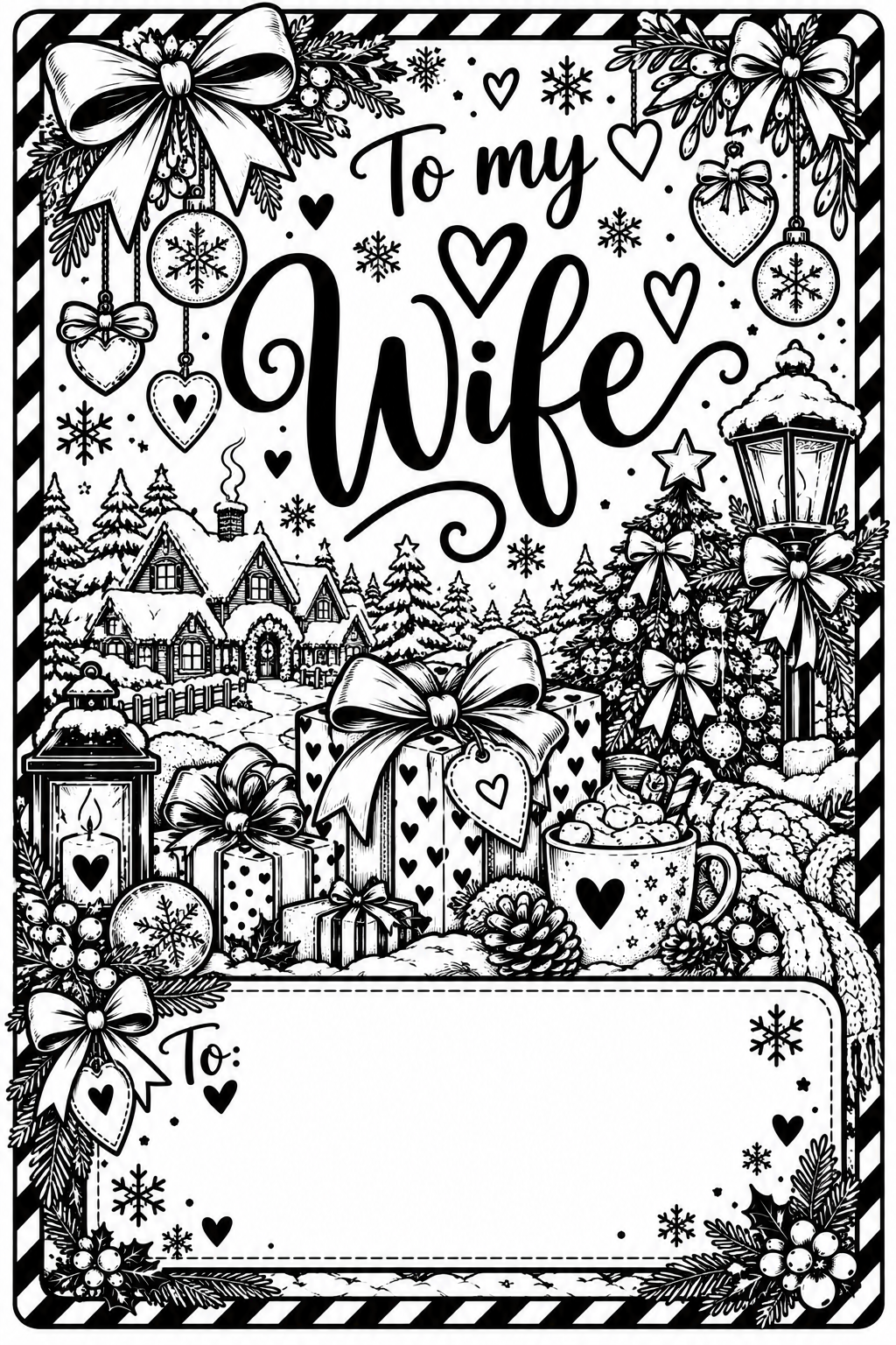 Christmas Present Gift Labels Stickers Tags Santa Wife Husband Girlfriend Boyfriend Cat Dog Postage Fiancé Fiancée