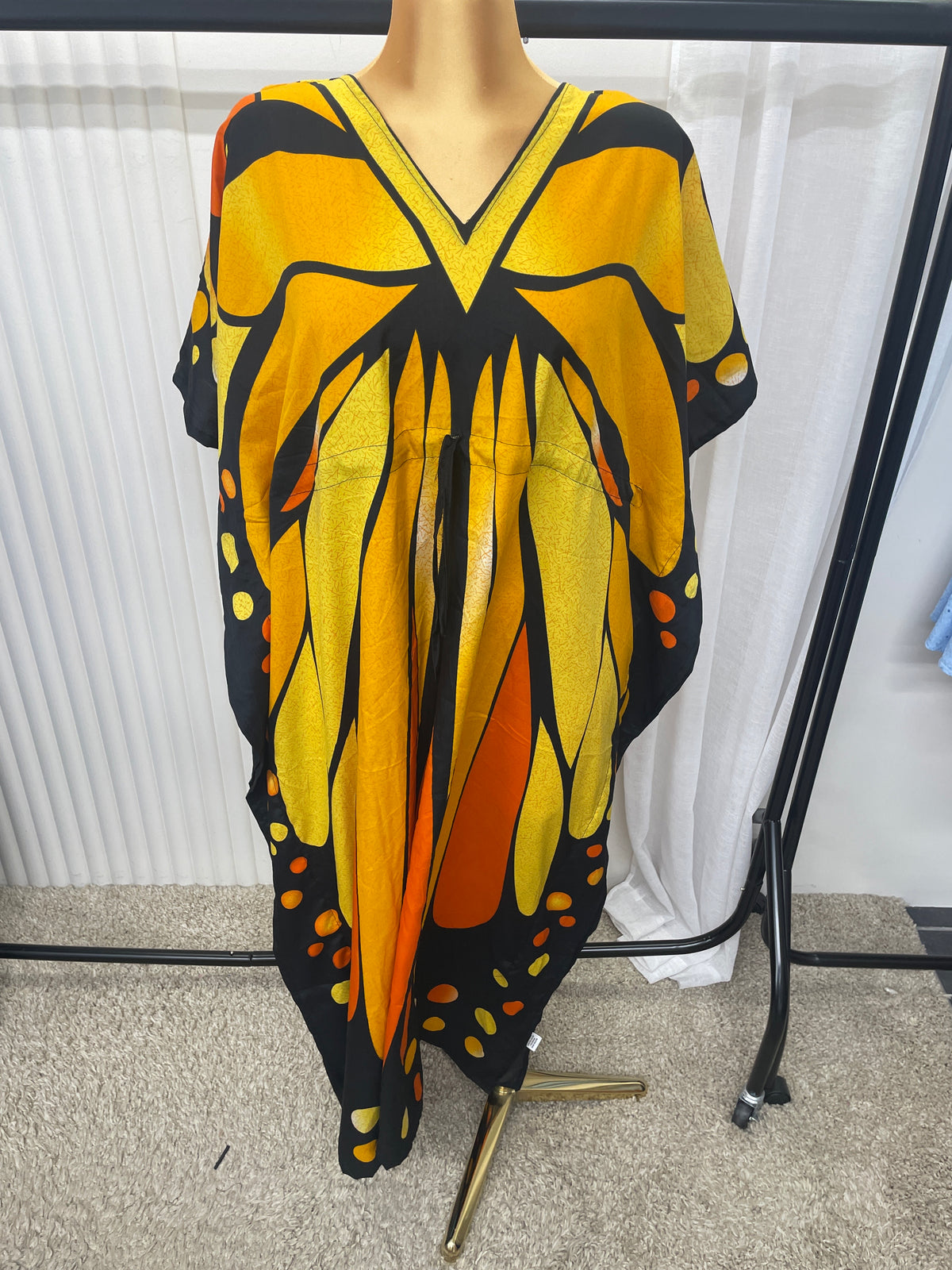Butterfly kaftan with drawstring - One size 10-24