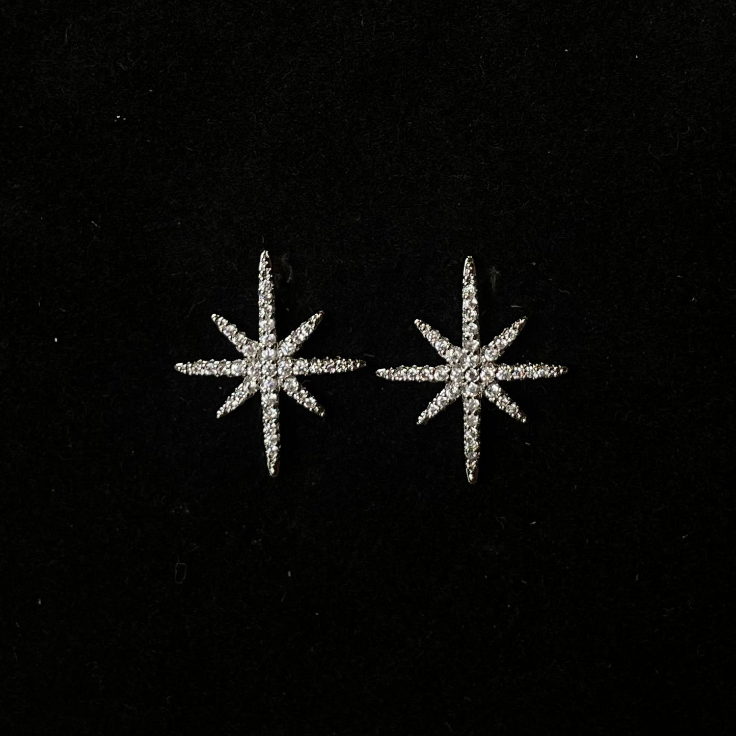 Celestial Star Pavé Stud Earrings