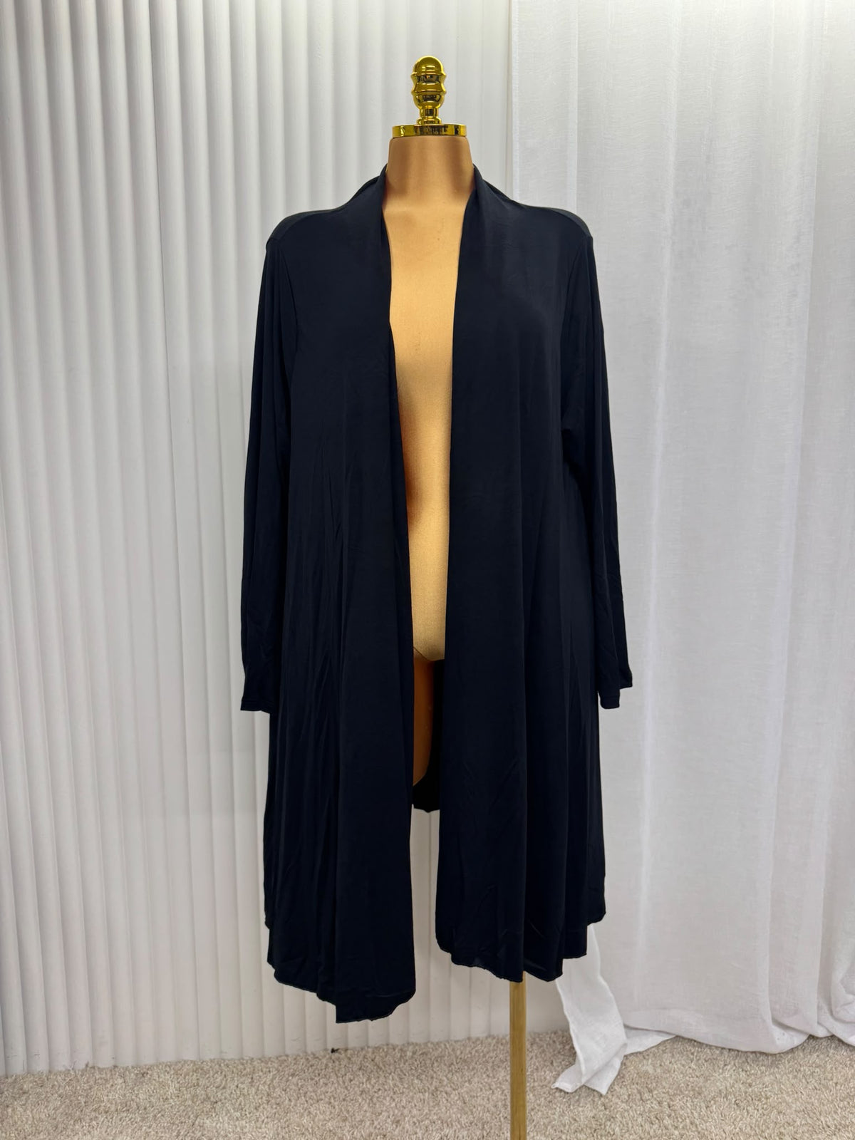 Long Open Front Cardigan - One size UK10-22 THICC FASHIONS PLUS SIZE CURVE