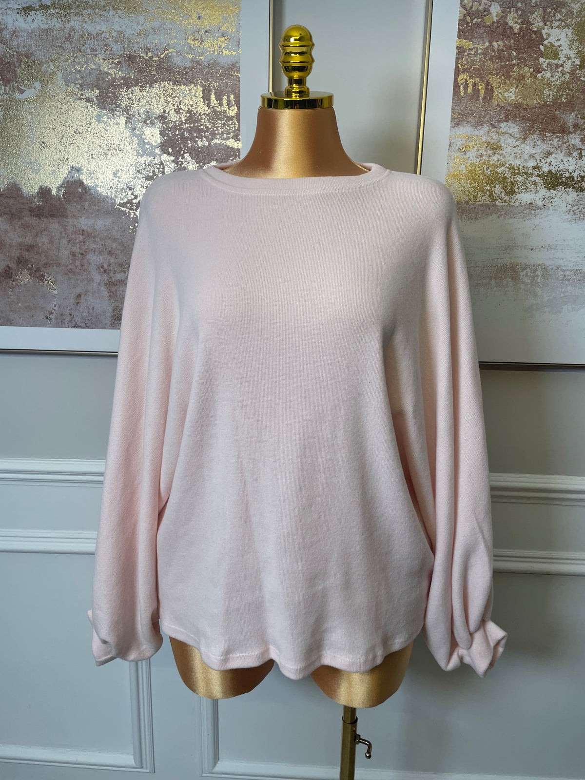 Batwing Soft Knit Round Neck Jumper – One Size UK10–24 - THICC FASHIONS PLUS SIZE CURVE