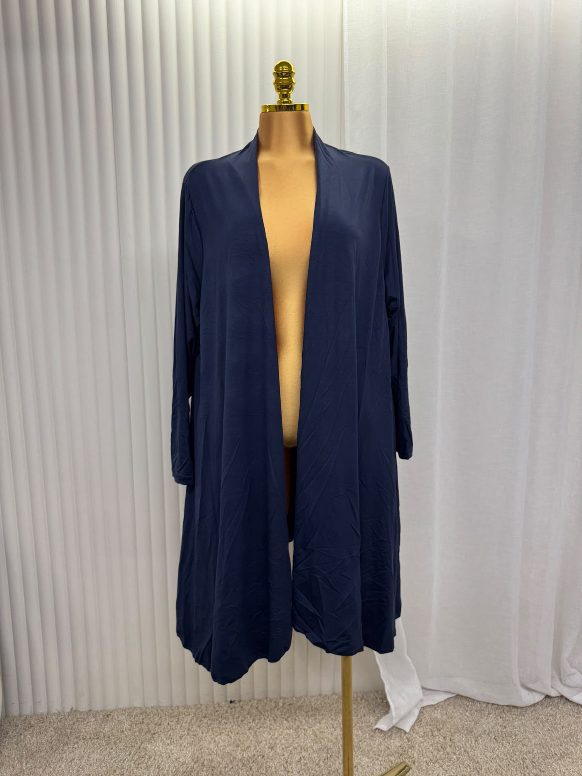 Long Open Front Cardigan - One size UK10-22 THICC FASHIONS PLUS SIZE CURVE