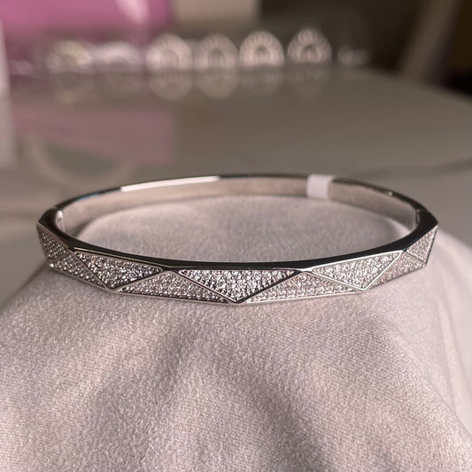 Prism Pavé Diamanté Bangle