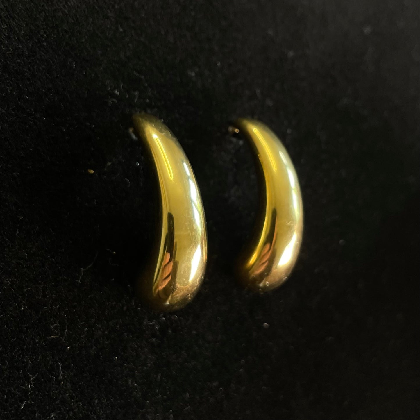 Molten Curve Statement Earrings