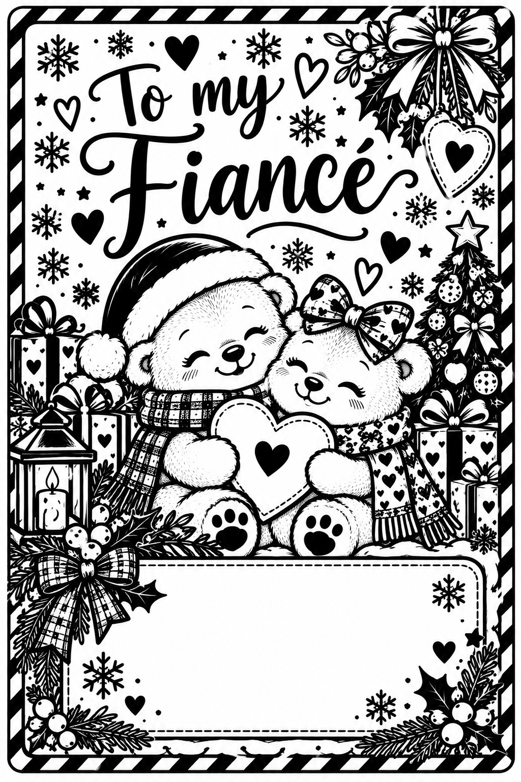 Christmas Present Gift Labels Stickers Tags Santa Wife Husband Girlfriend Boyfriend Cat Dog Postage Fiancé Fiancée