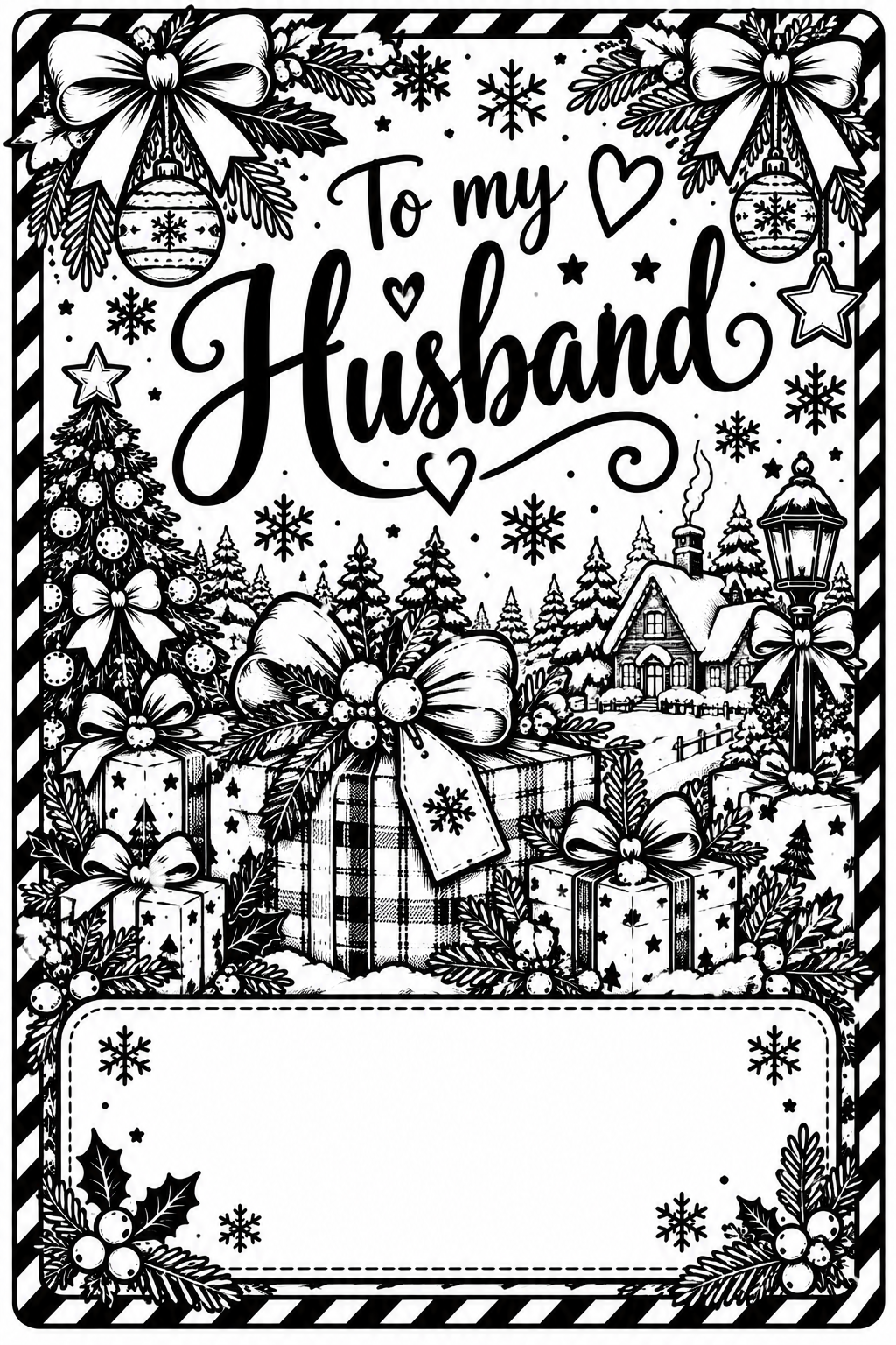 Christmas Present Gift Labels Stickers Tags Santa Wife Husband Girlfriend Boyfriend Cat Dog Postage Fiancé Fiancée