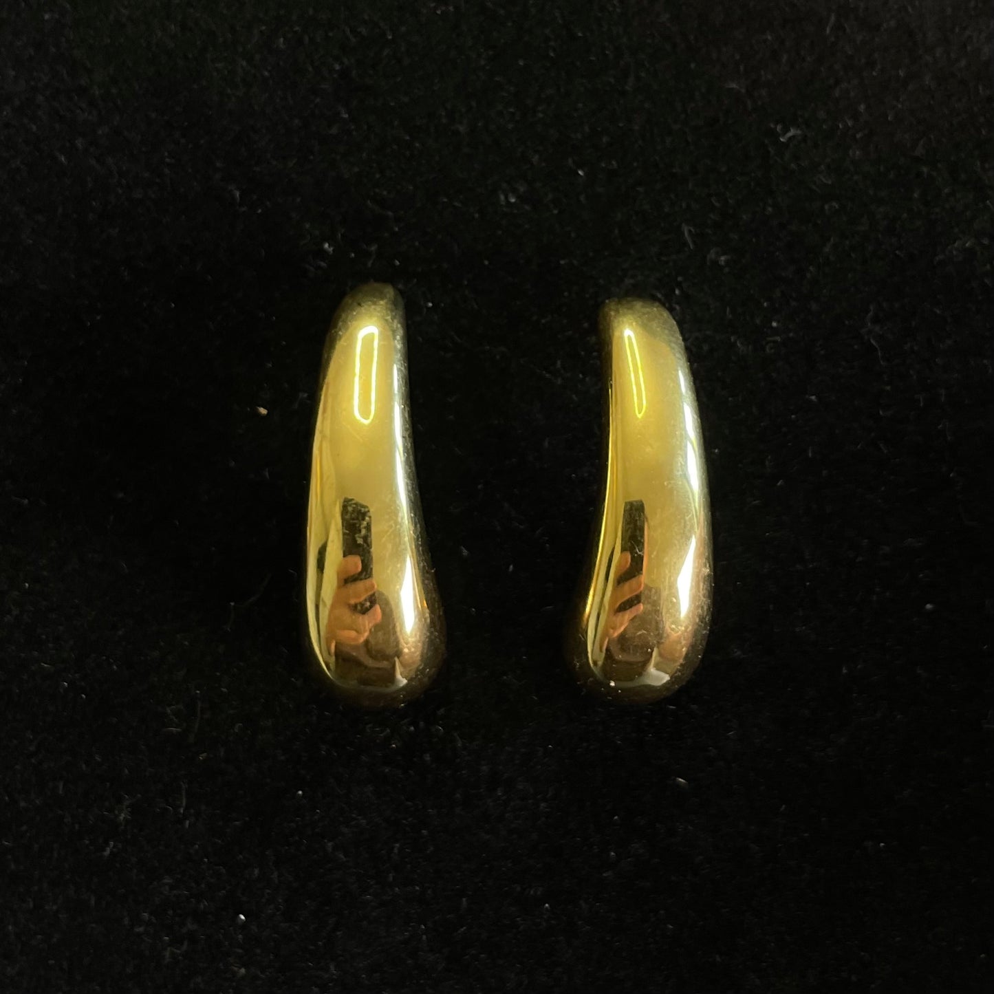 Molten Curve Statement Earrings