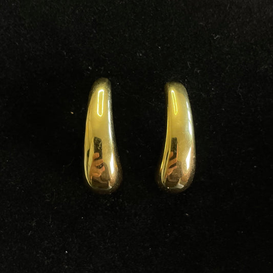 Molten Curve Statement Earrings