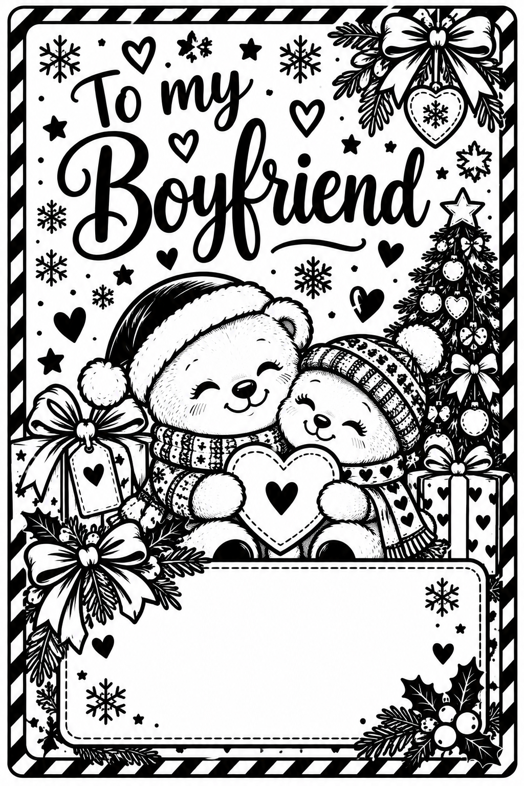 Christmas Present Gift Labels Stickers Tags Santa Wife Husband Girlfriend Boyfriend Cat Dog Postage Fiancé Fiancée