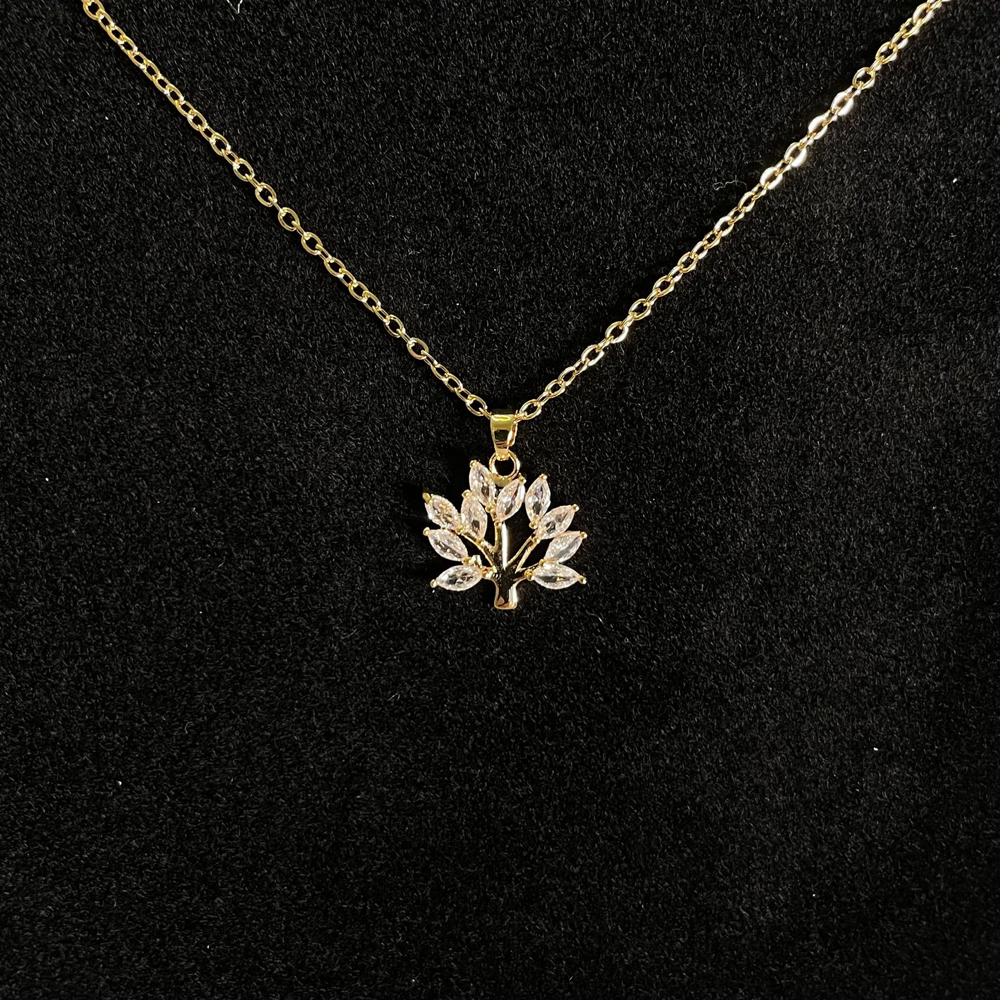 Celestial Leaf Tree Necklace