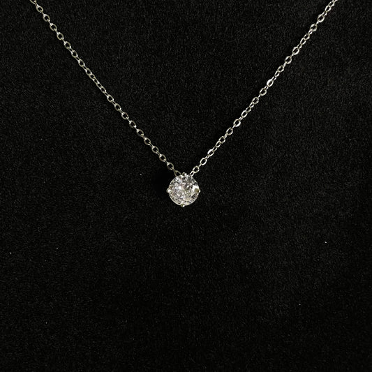 Solitaire Pendant Necklace