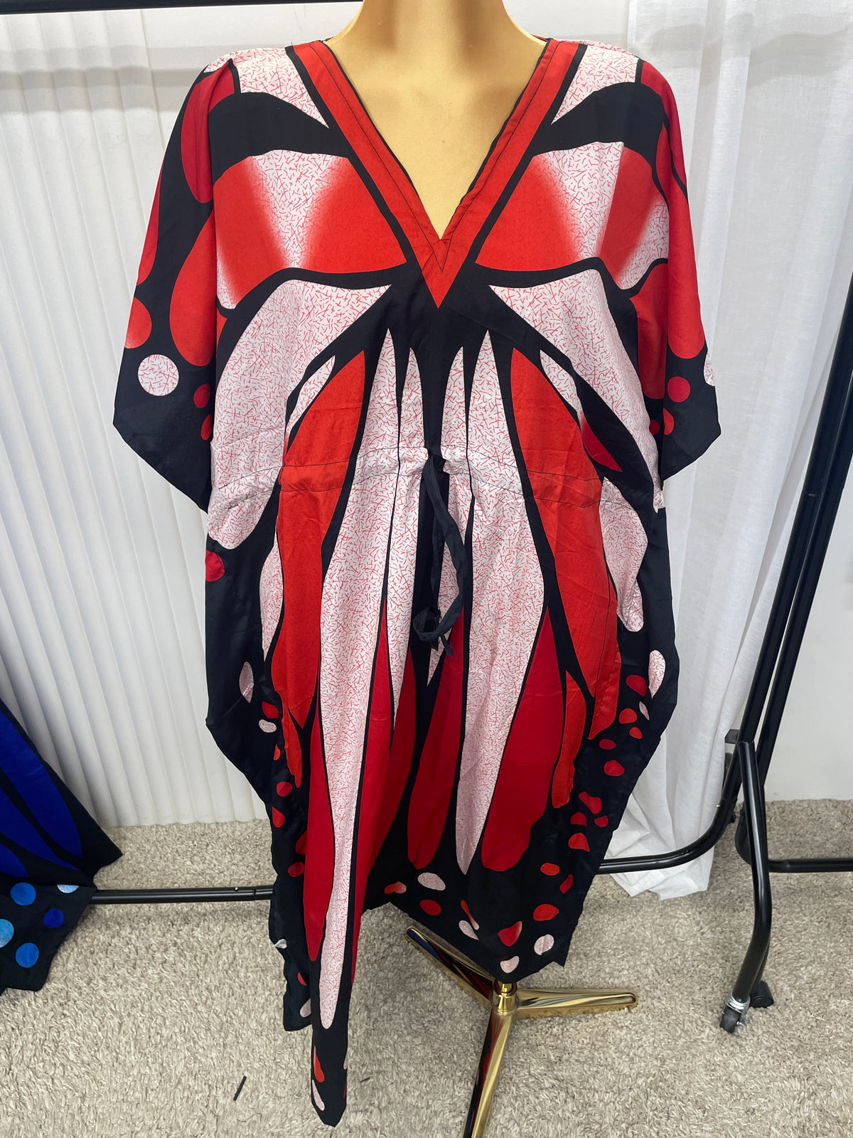 Butterfly kaftan with drawstring - One size 10-24