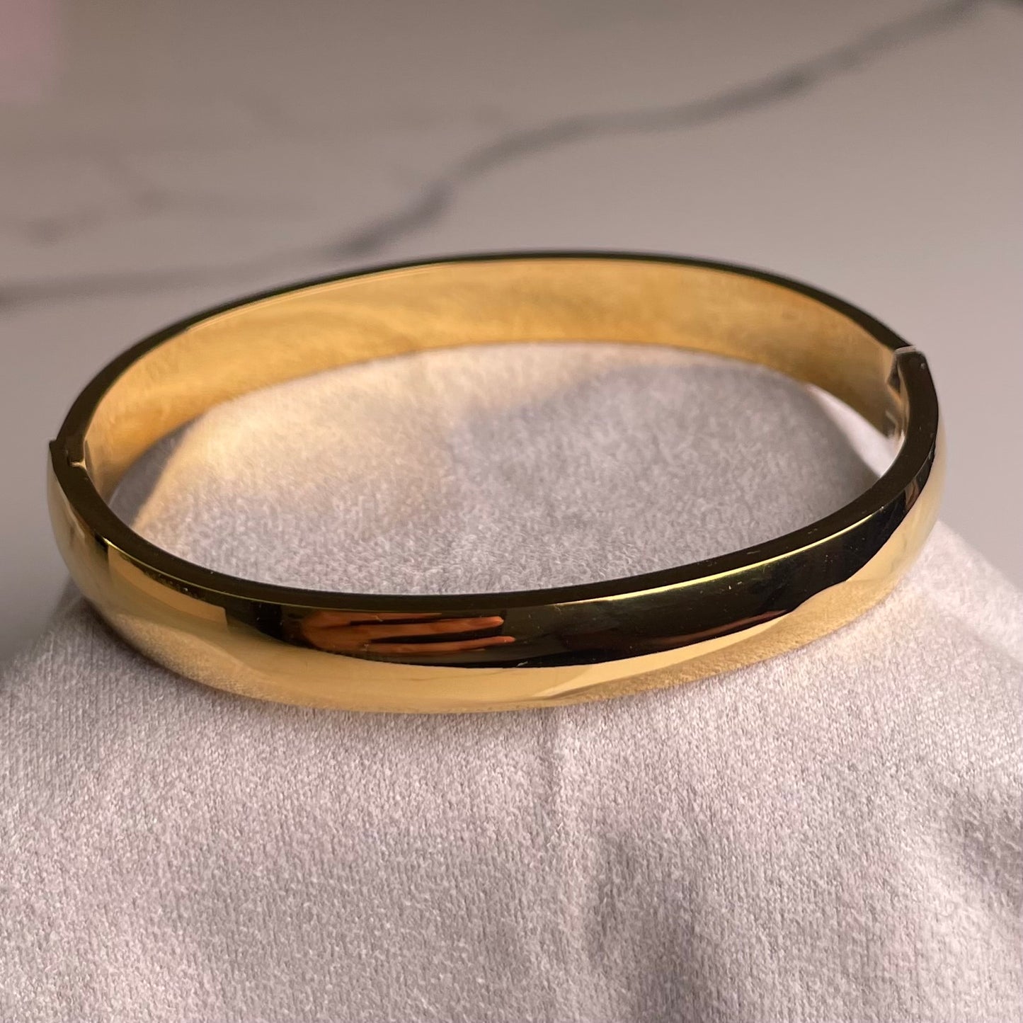 Modern Polished Cuff Bracelet