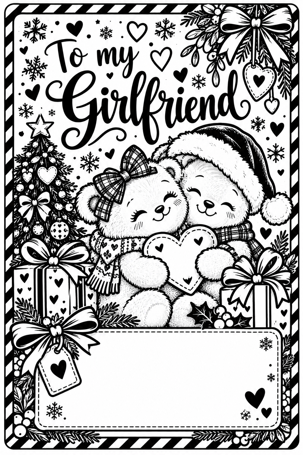Christmas Present Gift Labels Stickers Tags Santa Wife Husband Girlfriend Boyfriend Cat Dog Postage Fiancé Fiancée