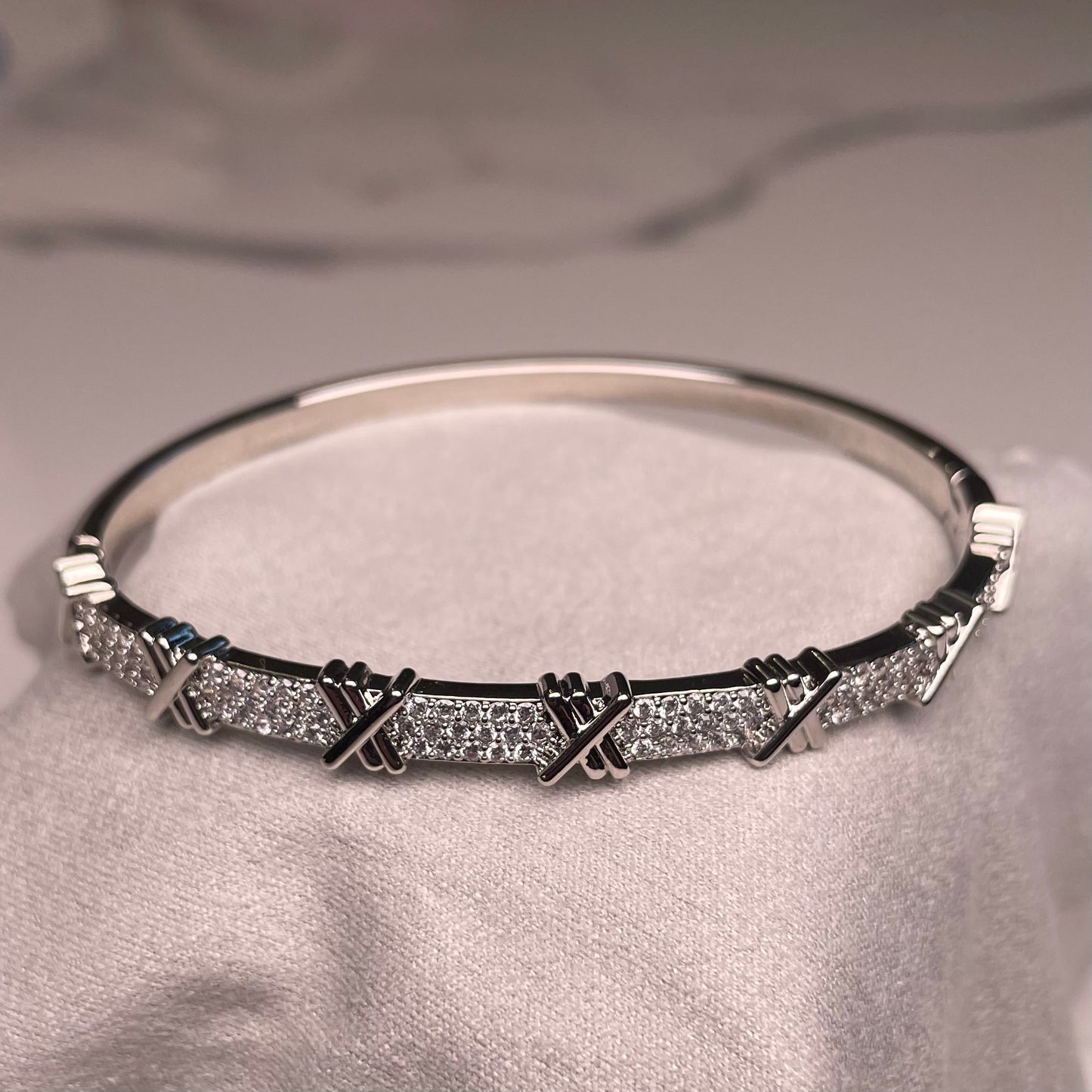 X-Cross Crystal Bracelet