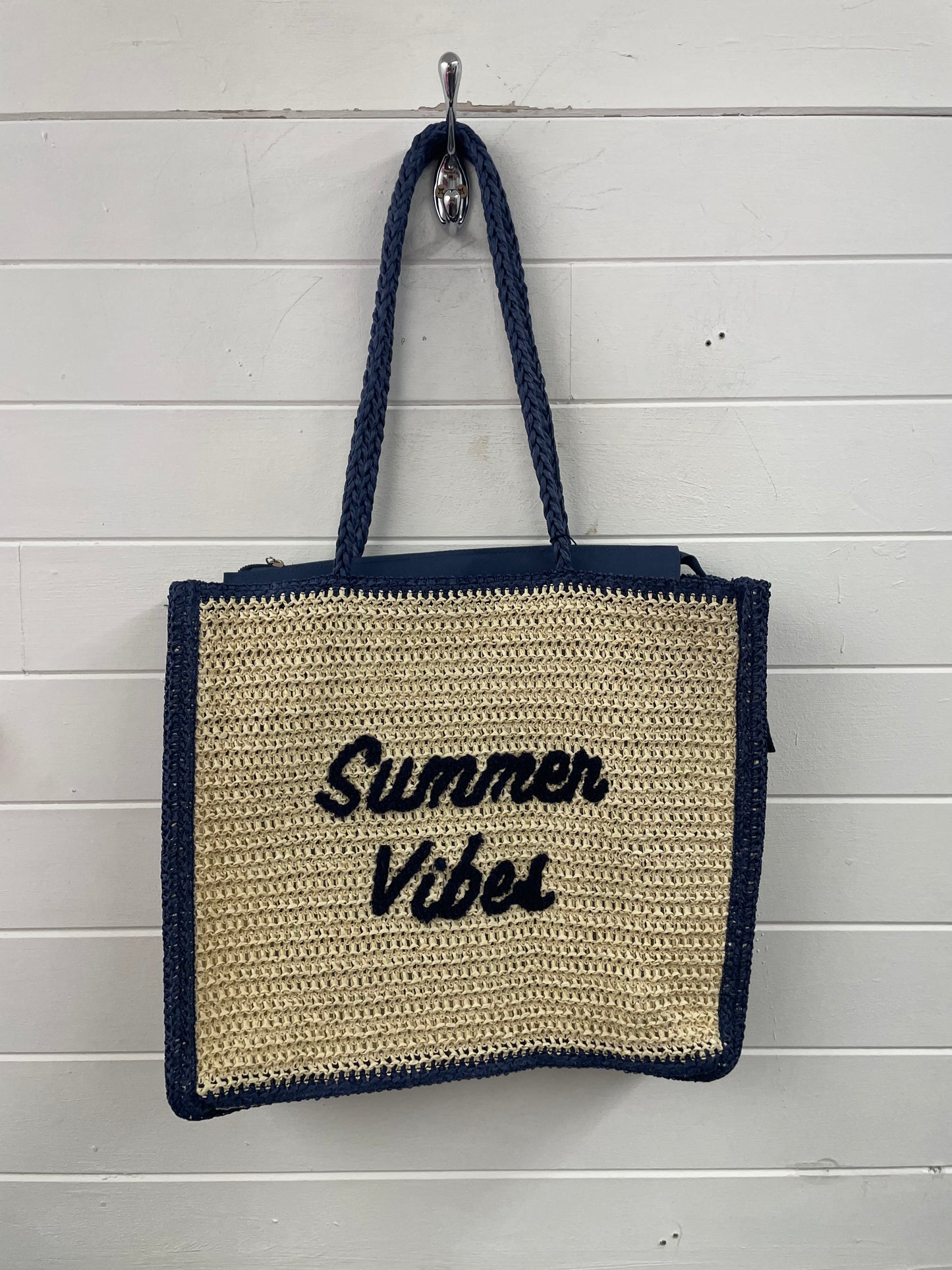 Summer Vibes Crochet Tote Bag