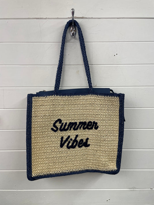 Summer Vibes Crochet Tote Bag