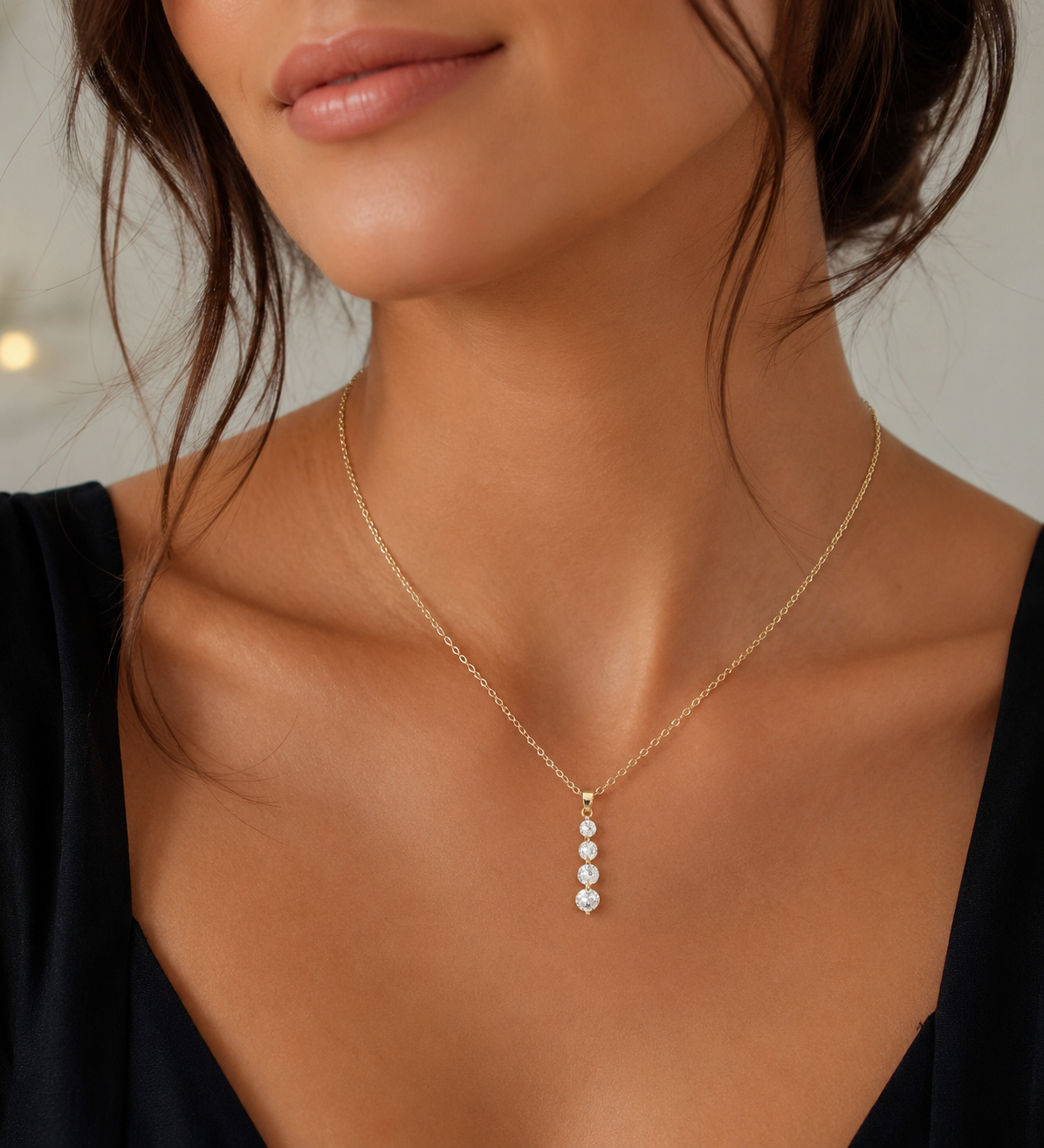 Cascade Pendant Necklace