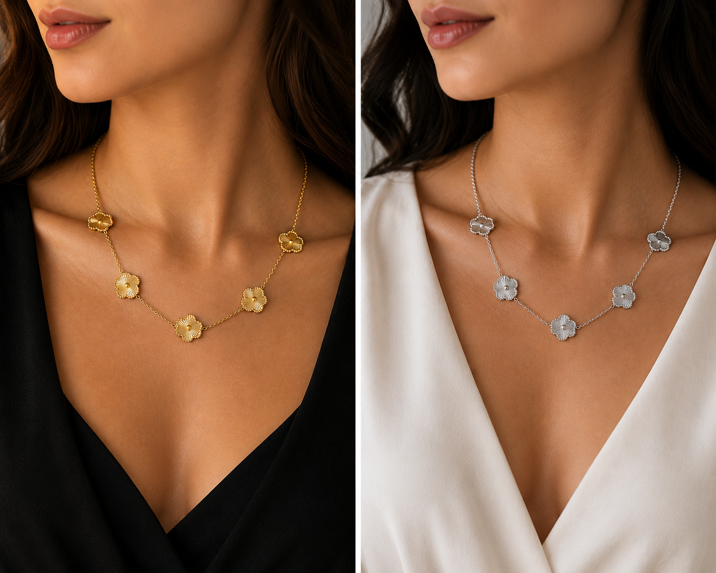 Five Clover Necklace