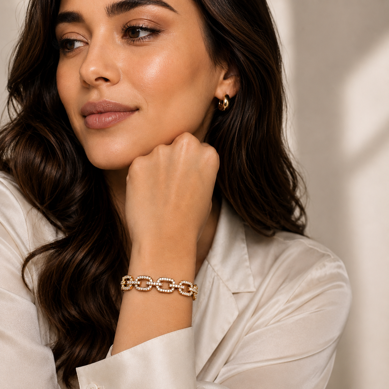 Luxe Link Pavé Bracelet