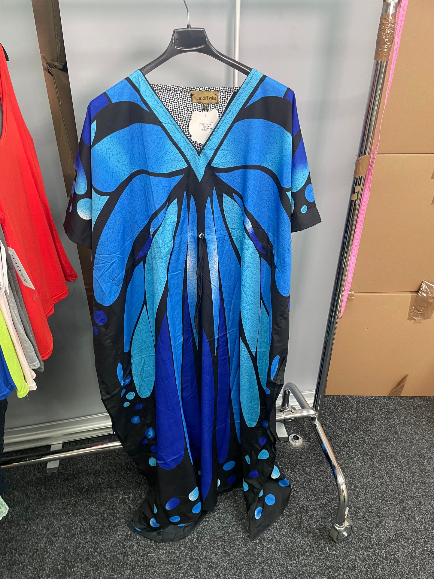 Butterfly kaftan with drawstring - One size 10-24