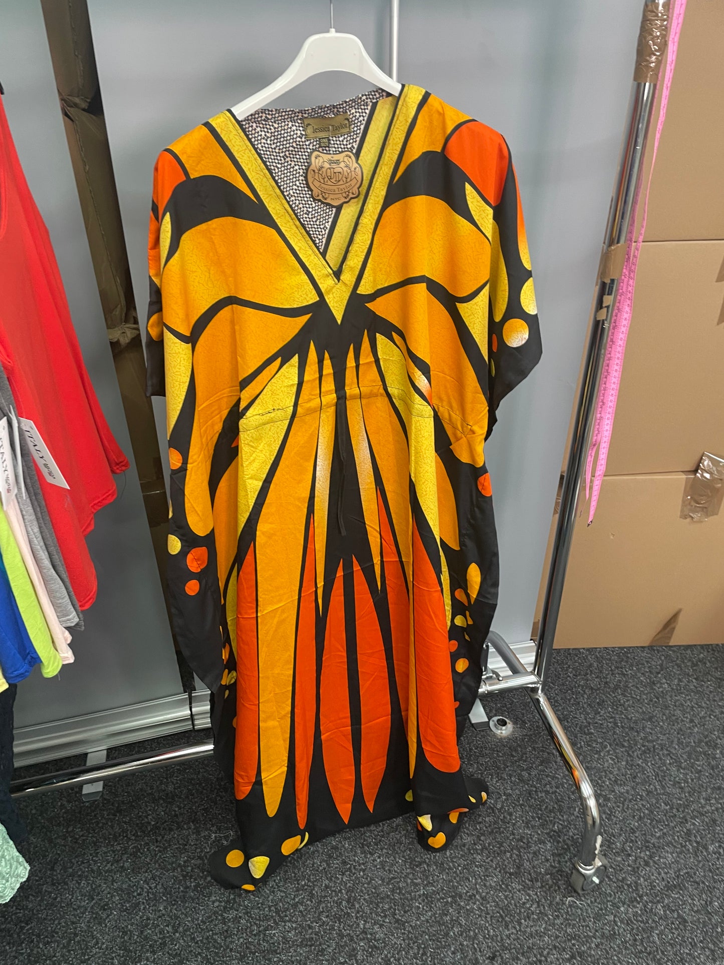 Butterfly kaftan with drawstring - One size 10-24