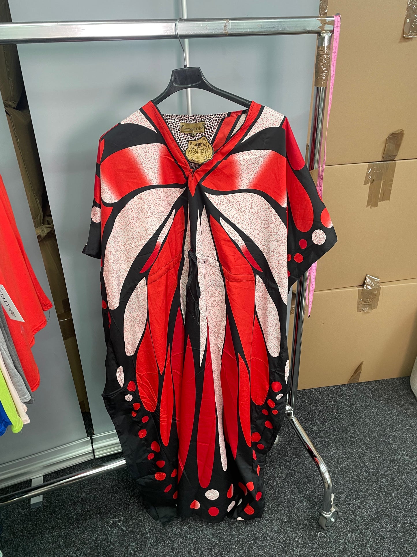 Butterfly kaftan with drawstring - One size 10-24